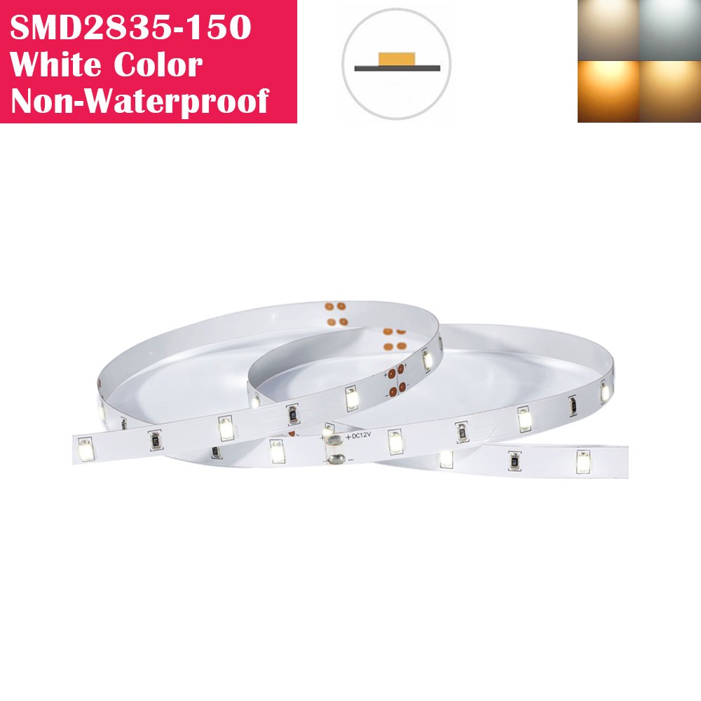 5 Meters SMD2835 (0.2W) Non-waterproof 150LEDs Flexible LED Strip Lights